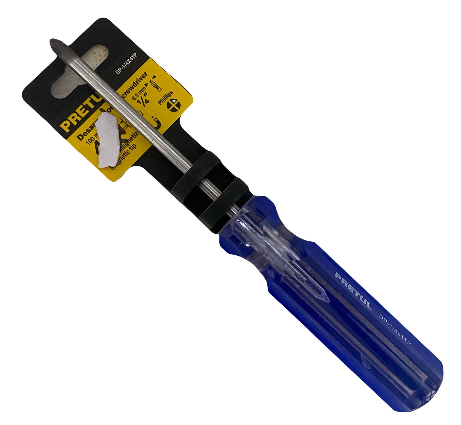 Desarmador cruz 1/8 X 4 pretul